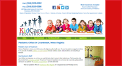 Desktop Screenshot of kidcarepediatricswv.com